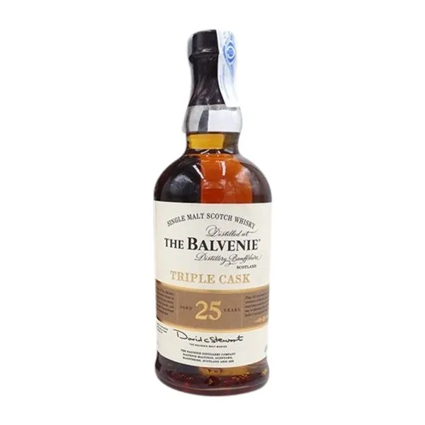 Whisky Single Malt Balvenie Escocia Triple Cask — Triple Barrica 25 Años 70 cl Ejemplar Coleccionista No Apto para Consumo