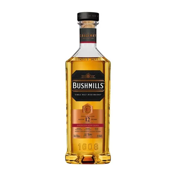 Whisky Single Malt Bushmills Causeway New Collection — Colección, American, Oak Cask — Barrica de Roble 12 Años 70 cl