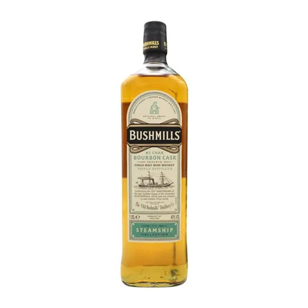 Whisky Single Malt Bushmills Steamship Bourbon Cask Finish — Acabado en Barrica 1 L