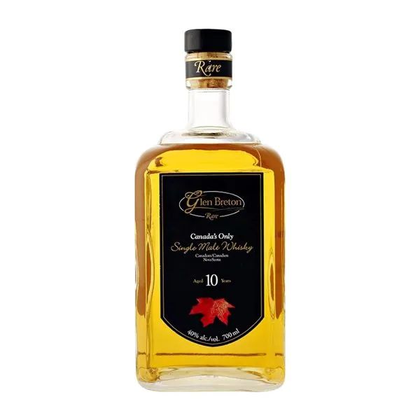 Whisky Single Malt Glen Breton Black — Edición Negra, Rare — Exclusivo 10 Años 70 cl