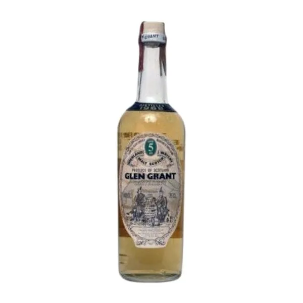 Whisky Single Malt Glen Grant Escocia 5 Años 70 cl Ejemplar Coleccionista No Apto para Consumo