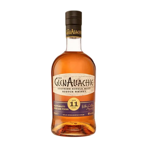 Whisky Single Malt Glenallachie Grattamacco Wine Escocia Cask Finish — Acabado en Barrica 11 Años 70 cl