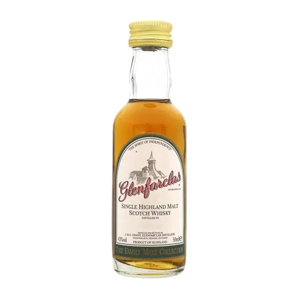 Whisky Single Malt Glenfarclas Escocia Vintage Botellín Miniatura 5 cl