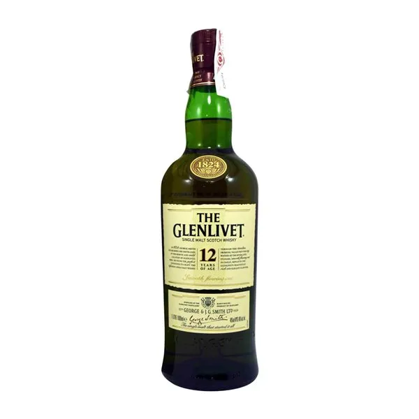 Whisky Single Malt Glenlivet 12 Años 1 L