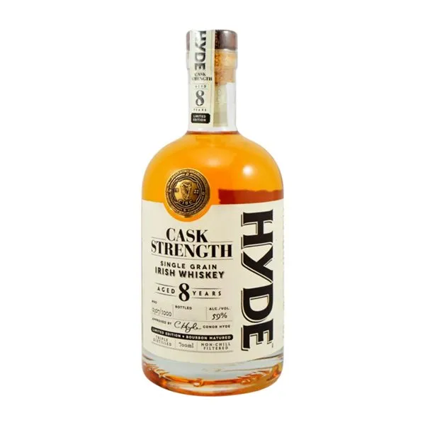 Whisky Single Malt Hyde Cask Strength — Graduación de Barrica 8 Años 70 cl