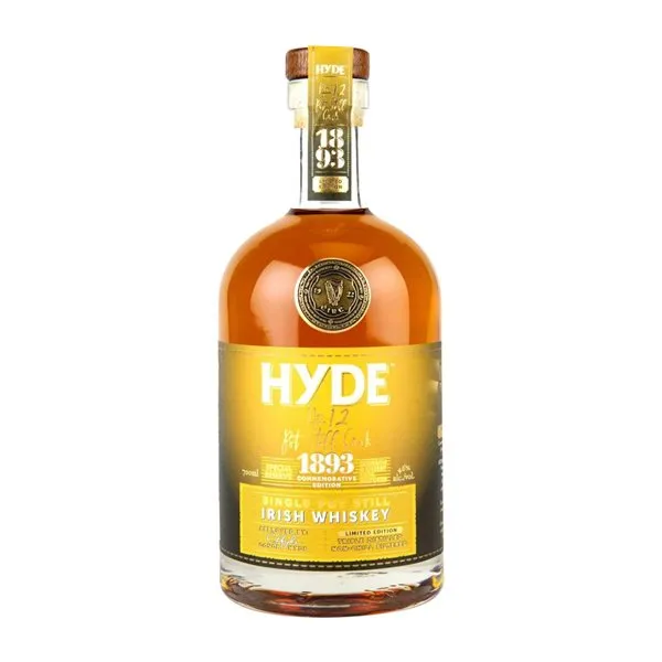 Whisky Single Malt Hyde Nº 12 Single Pot Still 1893 Commemorative Cask Finish — Acabado en Barrica, Edición Limitada 70 cl