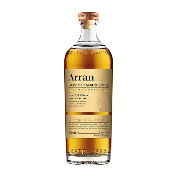 Whisky Single Malt Isle Of Arran Sauternes Islands Cask Finish — Acabado en Barrica 70 cl