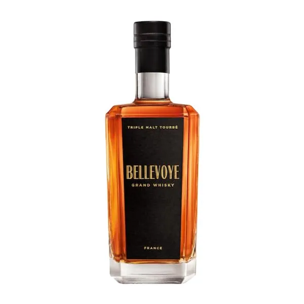 Whisky Single Malt Les Bienheureux Bellevoye Tourbée Edición Limitada, Triple Malt — Triple Malta, Noir — Negro 70 cl
