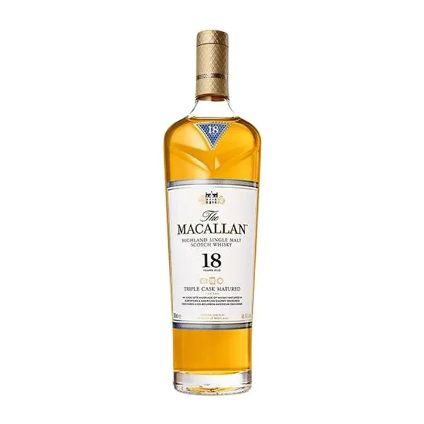 Whisky Single Malt Macallan Escocia Triple Cask — Triple Barrica 18 Años 70 cl