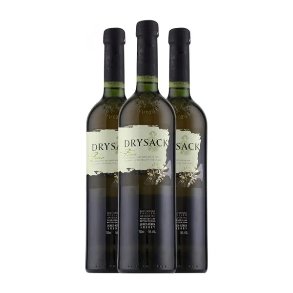 Williams & Humbert Sack Palomino Fino Dry — Seco Jerez-Xérès-Sherry 75 cl Vino Generoso Fortificado (Caja de 3 unidades)