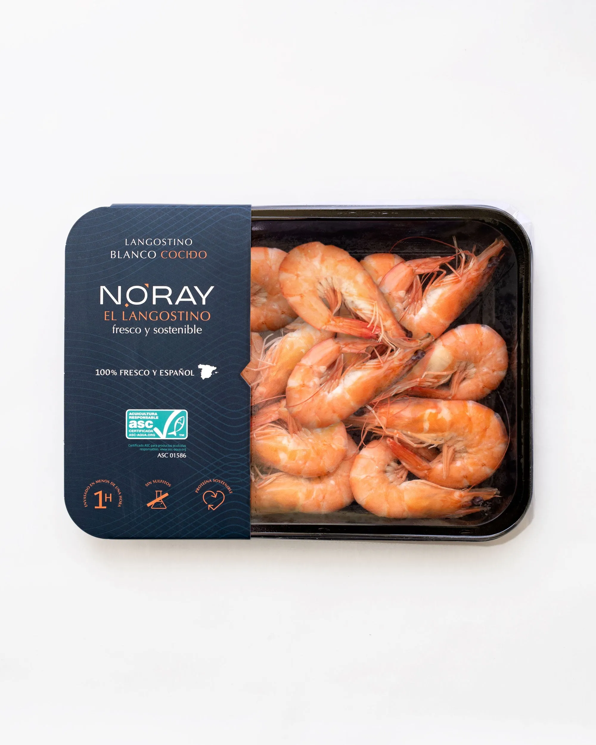 Langostino fresco cocido 500 g 2-3 raciones