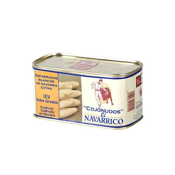 Yemas Esparragos Navarrico Extra Gruesas Lata 205 Gr.