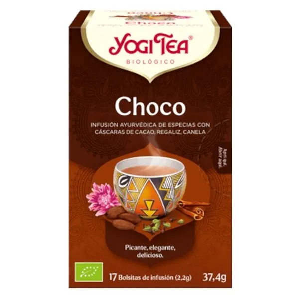 Yogi tea infusion chocolate 17 bolsas BIO