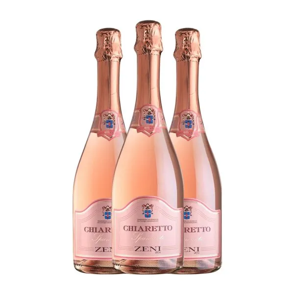 Zeni Chiaretto Brut Venezia 75 cl Espumoso Rosado (Caja de 3 unidades)