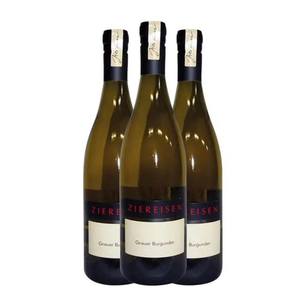 Ziereisen Pinot Gris Trocken — Seco Baden 75 cl Vino Blanco (Caja de 3 unidades)