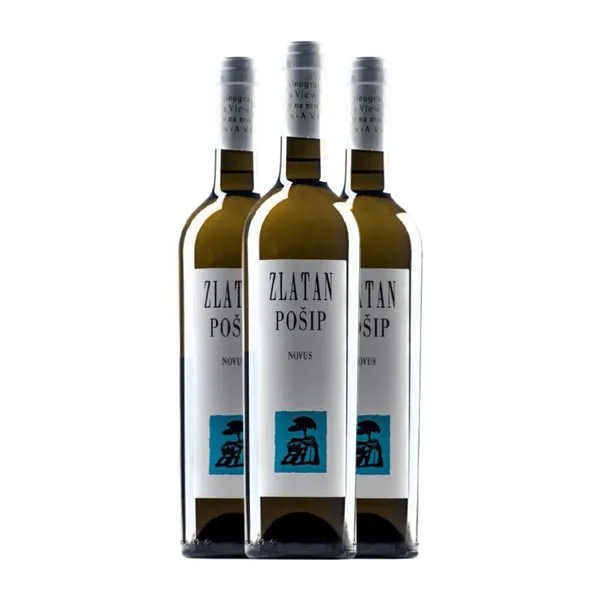 Zlatan Otok Srednja I Južna Novus Pošip 75 cl Vino Blanco (Caja de 3 unidades)
