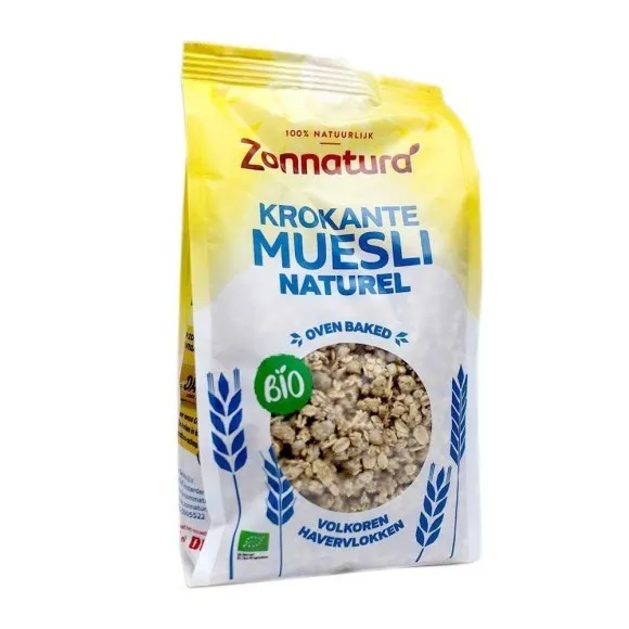 Zonnatura Krokante Muesli Naturel Bio / Muesli Crujiente Biológico 375g