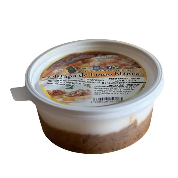 Zurrapa de Lomo Blanca 250 grs