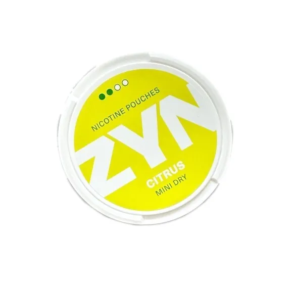 Zyn Nicotine Pouches Citrus Mini Dry / Bolsitas Nicotina 8g