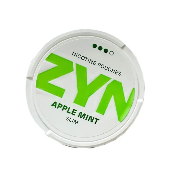 Zyn Nicotine Pouches Apple Mint Slim / Bolsitas Nicotina Sabor Manzana y Menta 8g